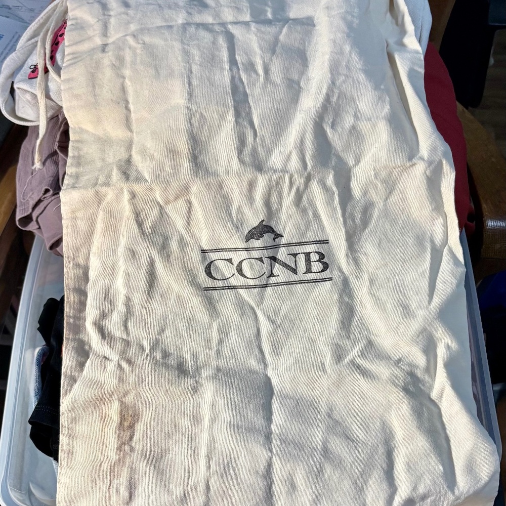 Vintage CCNB Bank bag